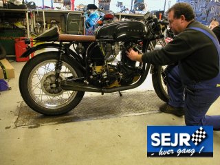 En speciel motorcykel i vores udstilling