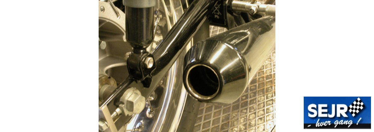 En speciel motorcykel i vores udstilling