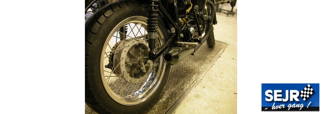 En speciel motorcykel i vores udstilling