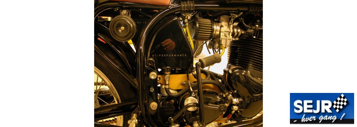 En speciel motorcykel i vores udstilling