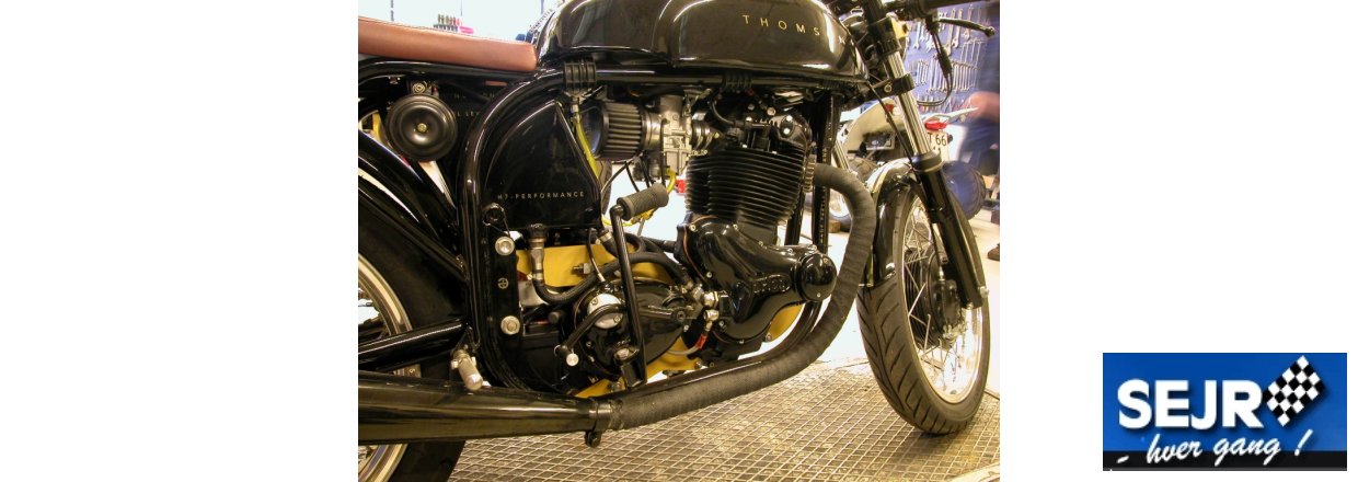 En speciel motorcykel i vores udstilling