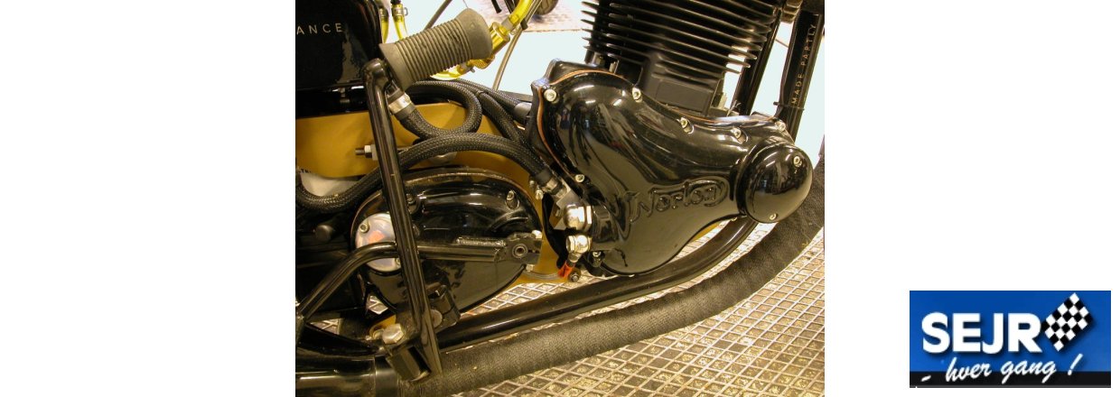 En speciel motorcykel i vores udstilling