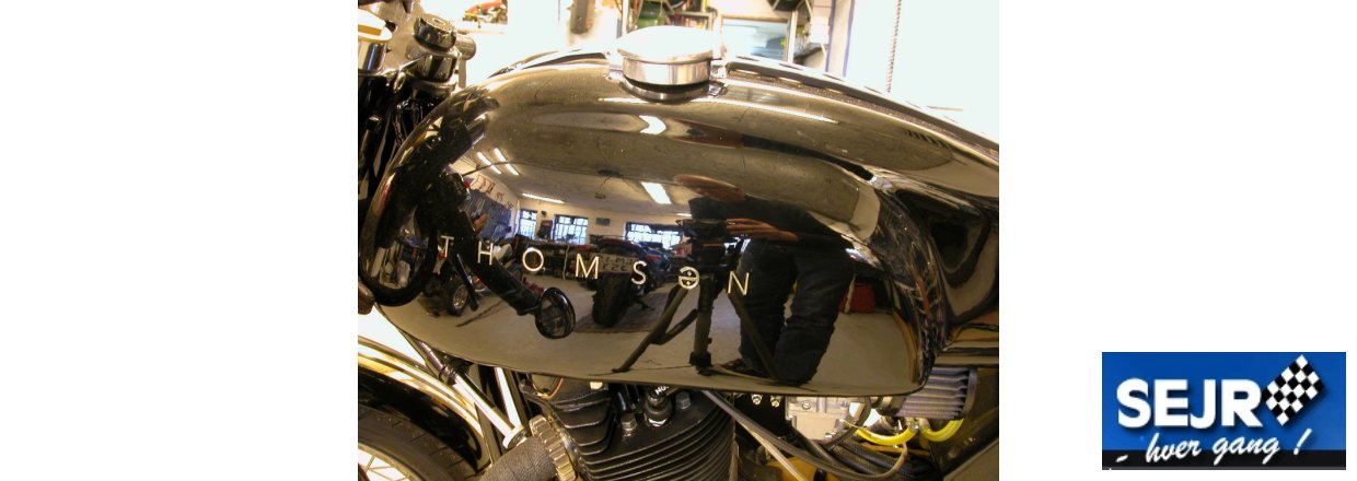 En speciel motorcykel i vores udstilling