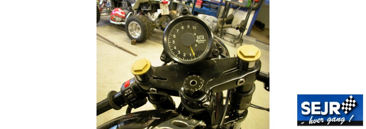 En speciel motorcykel i vores udstilling