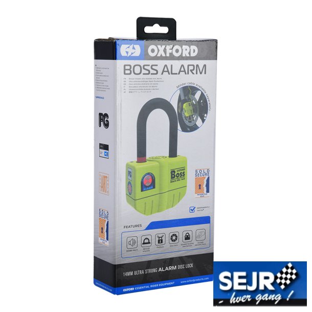 Oxford Boss Alarm disc lock- 14mm